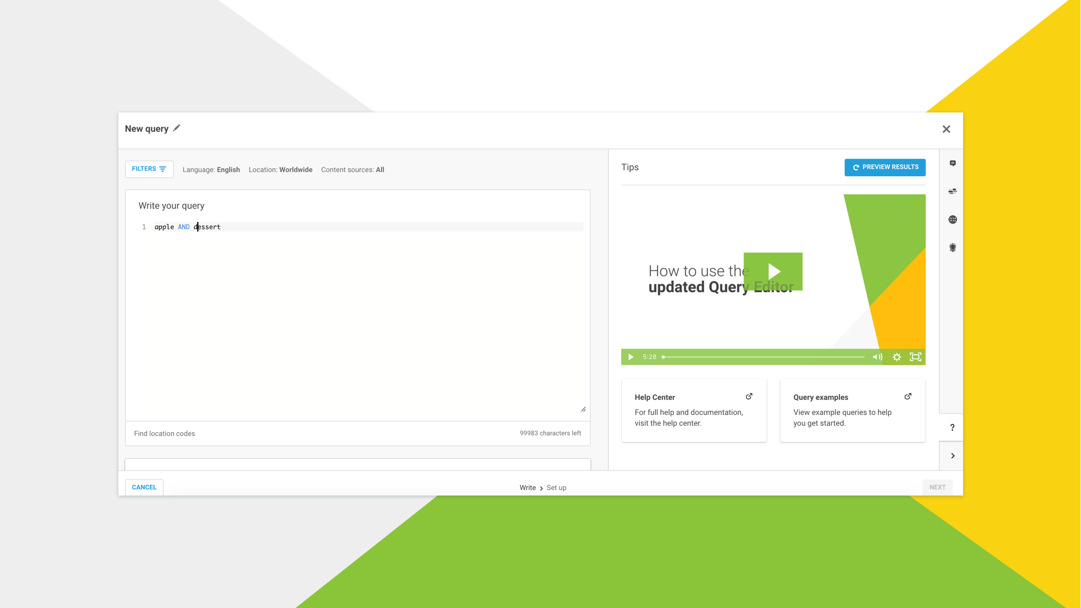 Query Writing Just Got More Simple