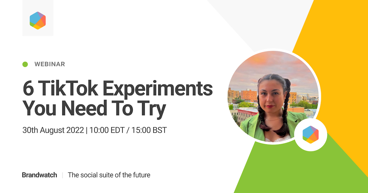 6 Tiktok Experiments You Need To Try Brandwatch