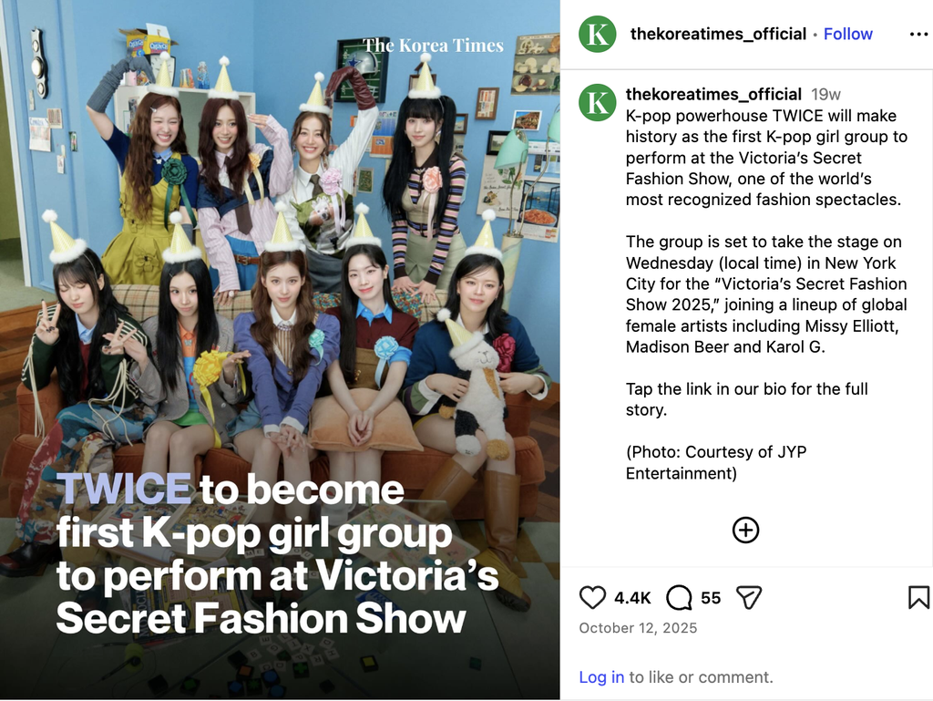 TWICE perform at the VS show