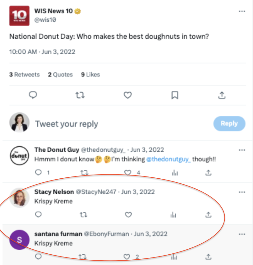 Untagged mentions of Krispy Kreme