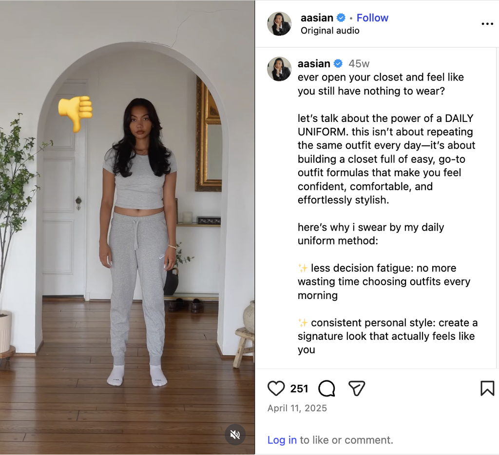 The case for building a daily uniform wardrobe