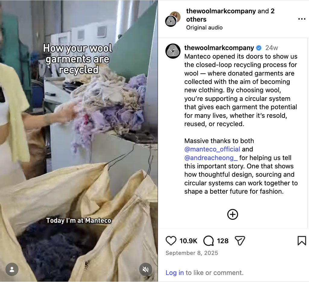 A behind-the-scenes look at wool's closed-loop recycling process