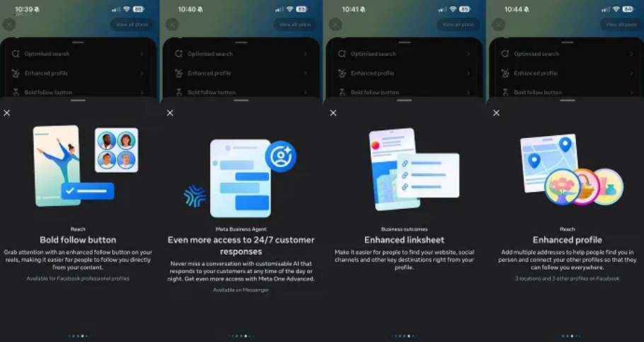 Meta One New Options